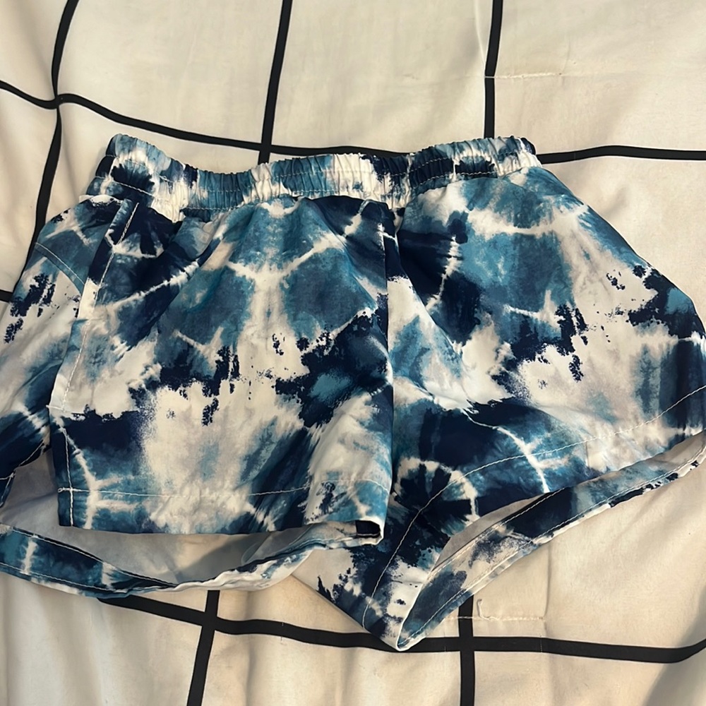 TYE Dye blue shorts
